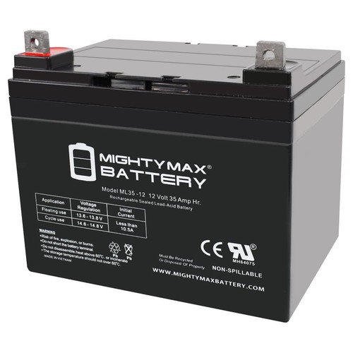 Mighty max 12v 35ah battery - 35ah,